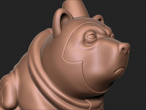 Stylized Cartoon Bear 3D-printmodel
