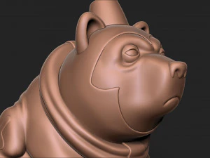 Stylized Cartoon Bear 3D Print Model