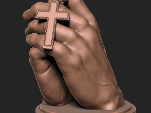 Praying Hands 3D Print Model