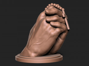 Praying Hands 3D-printmodel