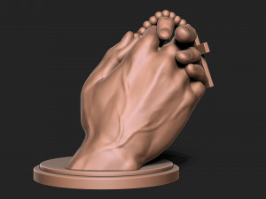 Praying Hands 3D-printmodel