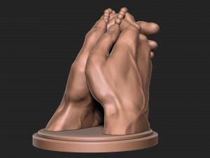 Praying Hands 3D-printmodel