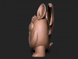 Cartoon Bat 3D Print Model
