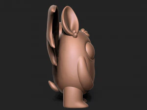 Cartoon Bat 3D Print Model