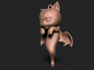 Halloween Vampire Cat 3D-Druckmodell
