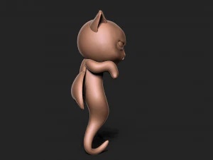 Halloween Vampire Cat 3D Print Model