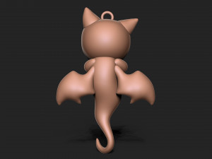 Halloween Vampire Cat 3D-Druckmodell
