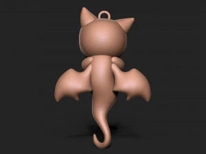Halloween Vampire Cat 3D Print Model