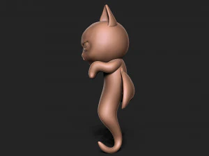 Halloween Vampire Cat 3D Print Model