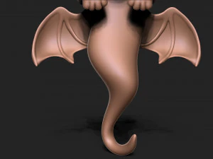 Halloween Vampire Cat 3D Print Model