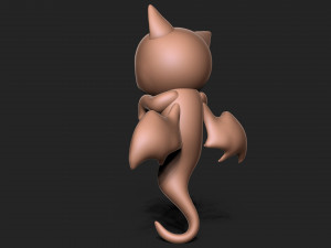Halloween Vampire Cat 3D 프린트 모델