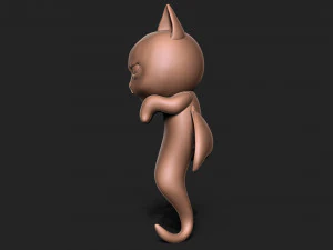 Halloween Vampire Cat 3D Print Model