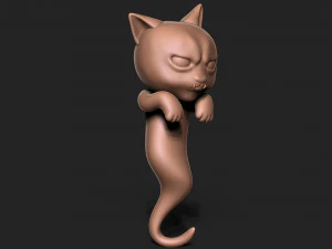 Halloween Vampire Cat 3D Print Model