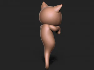 Halloween Vampire Cat 3D Print Model