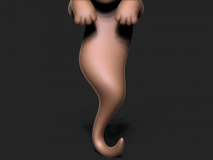 Halloween Vampire Cat 3D Print Model