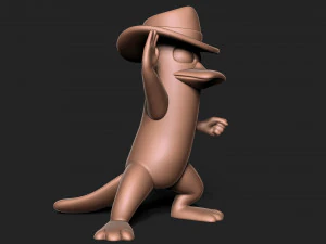 Perry the Platypus 3D Print Model