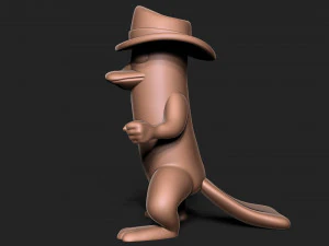Perry the Platypus 3D Print Model