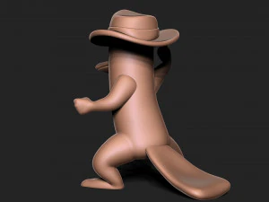 Perry the Platypus 3D Print Model