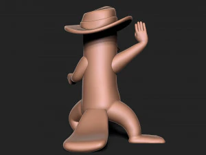 Perry the Platypus 3D Print Model