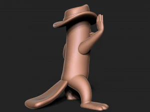 Perry the Platypus 3D Print Model