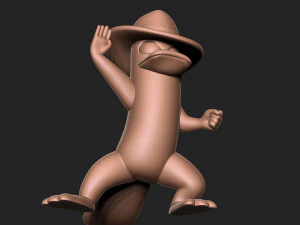 Perry the Platypus 3D Print Model