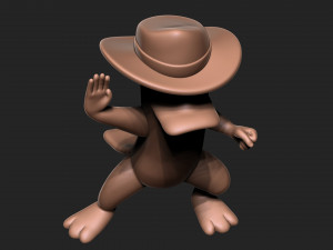 Perry the Platypus 3D 打印模型
