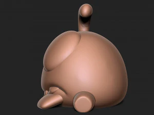 Om Nom from the Cut the Rope 3D Print Model