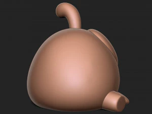 Om Nom from the Cut the Rope 3D Print Model
