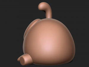 Om Nom from the Cut the Rope 3D Print Model