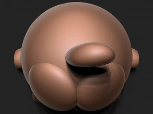 Om Nom from the Cut the Rope 3D Print Model