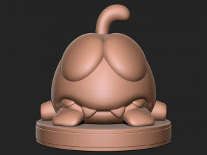 Om Nom from the Cut the Rope 3D Print Model
