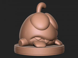 Om Nom from the Cut the Rope 3D Print Model