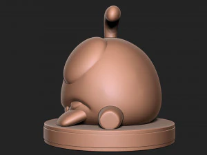 Om Nom from the Cut the Rope 3D Print Model