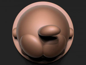 Om Nom from the Cut the Rope 3D Print Model