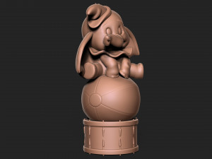 Dumbo with drum 3Dプリントモデル