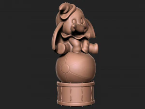 Dumbo with drum 3D Print Model