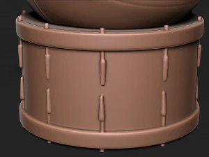 Dumbo with drum 3D Print Model