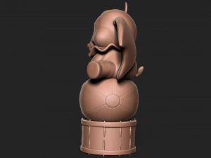 Dumbo with drum 3D Print Model