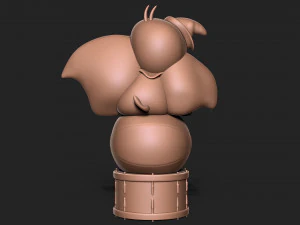 Dumbo with drum 3D Print Model