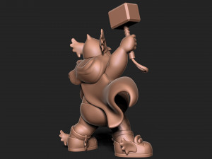 Fat Thor 3Dプリントモデル