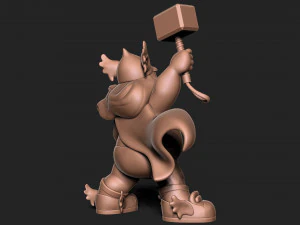Fat Thor 3D Print Model
