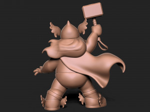 Fat Thor 3Dプリントモデル