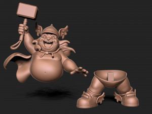 Fat Thor 3Dプリントモデル