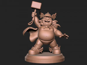 Fat Thor 3D Print Model