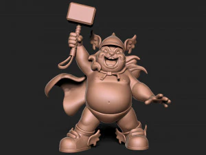 Fat Thor 3D Print Model