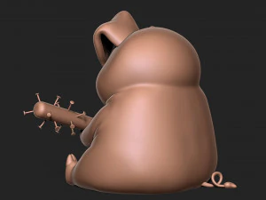Angry pig 3D Print Model