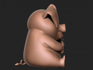 Angry pig 3D Print Model