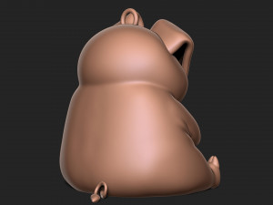 Angry pig 3D Baskı Modeli