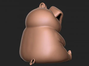Angry pig 3D Print Model