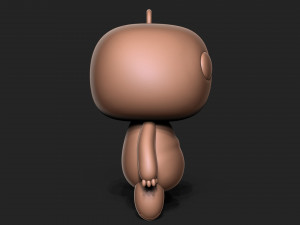 Big hero 6 - Baymax keychain Model Cetak 3D